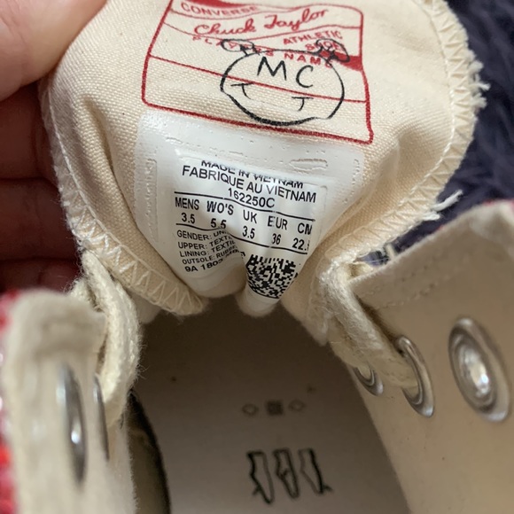 Converses Chuck Taylor Limited edition Miley Cyrus rainbow Women’s size 5.5 - Picture 6 of 6